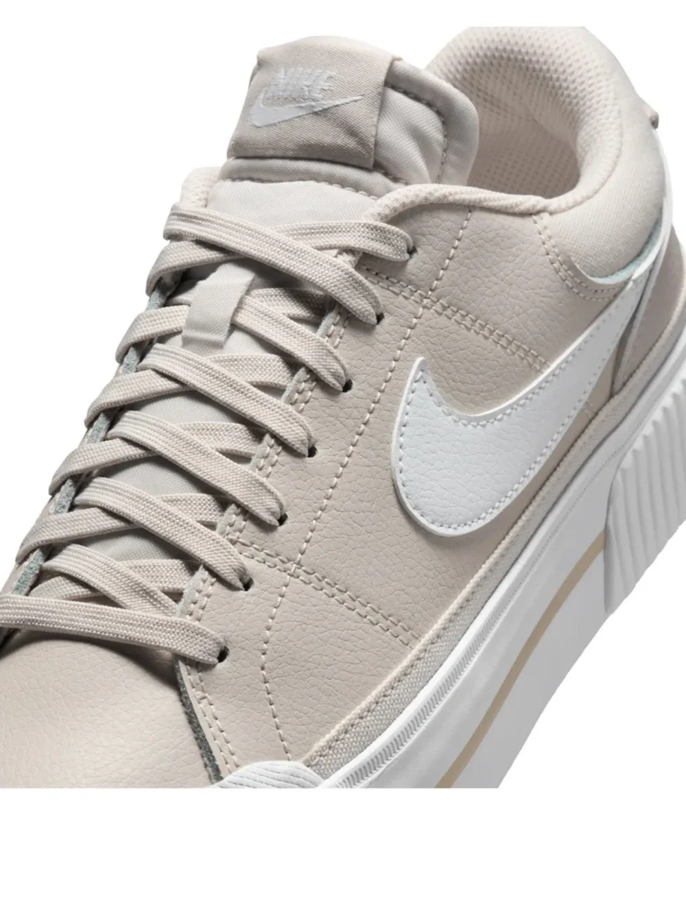 New Nike Court Legacy Lift 'Light Orewood Brown White' Women’s Shoes DM7590 111